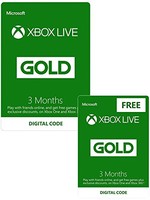 Microsoft 微软 xbox live gold 3+3个月 金会员