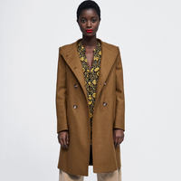 ZARA 08559699745 女装中长款羊毛大衣