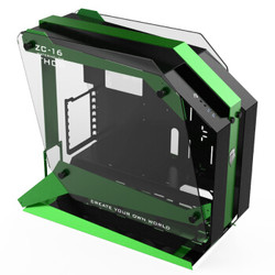 炽果（ZEAGINAL）西瓜雷神 ZC-16 黑绿 电竞游戏机箱