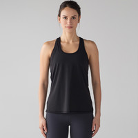lululemon Two With One Singlet 女士瑜伽运动背心 黑色