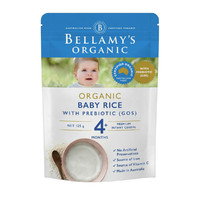 Bellamy's 贝拉米 有机婴幼儿米粉米糊 宝宝辅食 125g 