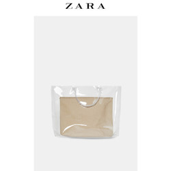 ZARA新款 女装 透明手提包 09183209990
