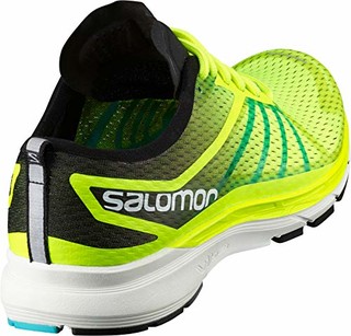 SALOMON 萨洛蒙 SONIC RA PRO 男士城市马拉松跑鞋  荧光黄 42