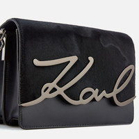 卡尔·拉格斐KARL LAGERFELD K/Signature Luxe 女士单肩包