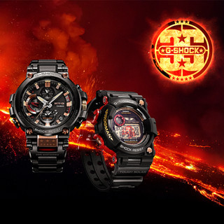 CASIO 卡西欧 G-SHOCK MTG-B1000TF-1APR 男士太阳能电波腕表