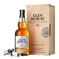 Glen Moray 格兰莫雷斯佩塞 单一麦芽威士忌 25年陈酿 700ml