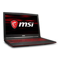 MSI 微星 冲锋坦克GL63 15.6英寸 笔记本电脑 (黑色、酷睿i5-8300H、8GB、128GB SSD+1TB HDD、RTX 2060 6G)