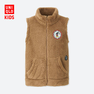 UNIQLO 优衣库 412934 儿童长绒摇粒绒背心