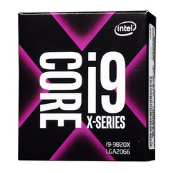 intel 英特尔 i9-9820X 盒装CPU处理器