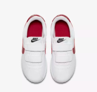 NIKE 耐克 CORTEZ BASIC SL (PSV) 儿童魔术贴休闲运动鞋 白色 28