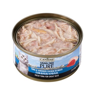 CANIDAE 卡比 PURE系列猫罐头 金枪鱼+鸡肉丝 70克*12罐