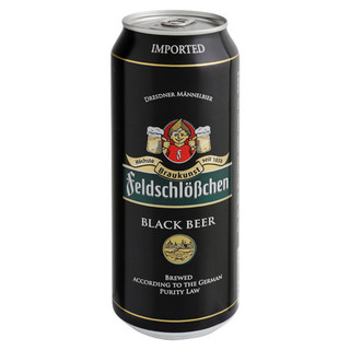 feldschlößchen 费尔德堡 黑啤酒 500ml*24罐 *4件