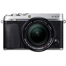 FUJIFILM 富士 X-E3（18-55mm f/2.8-4）APS-C画幅无反相机套机 银色/灰色