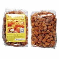 龙眼干果肉 (500克*2袋) 泰国进口零食 进口食品 果干