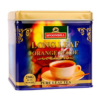 斯里兰卡进口 泓霖（SPOONBILL）锡兰红茶 大叶250克/罐 *5件