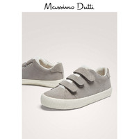 Massimo Dutti 女童 灰色绒面真皮运动鞋 15027323902