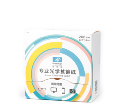 essilor 依视路 镜片清洁湿纸巾 200片 *3件