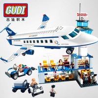 GUDI 古迪 拼装积木 8912 国际机场 