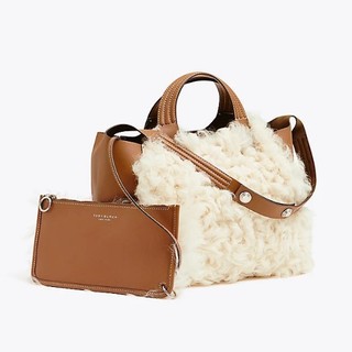 Tory Burch Rory 羊羔毛托特包