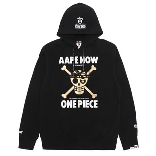 Aape×OnePiece 联名款航海王 9265XXB 男士印花连帽加绒卫衣