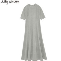 Lily Brown 莉莉 布朗 LWCO182116 女士露背绑带修身连衣裙