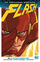The Flash Vol. 1: Lightning Strikes Twice (Rebirth) 闪电侠卷1：被闪电击中两次（重生）原版漫画