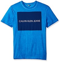 Calvin Klein 男士 Institutional Logo 短袖T