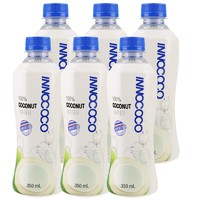 泰国进口INNOCOCO椰子水coco天然青椰果汁健身新鲜饮料350ml*6