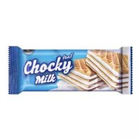 CHOCKY/泰国比斯奇果屋巧客 牛奶味夹心威化饼干 袋装500g *8件