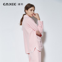 EMXEE 嫚熙 冬季纯棉产后孕妇保暖哺乳衣家居服