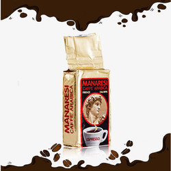 意大利原装进口Manaresi曼那瑞斯Gran bar咖啡粉250g *2件