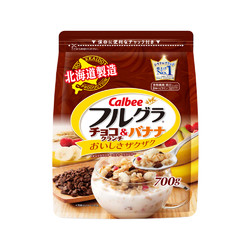 Calbee 卡乐比 富果乐水果麦片巧克力曲奇风味 700g *3件