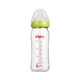pigeon 贝亲 AA70 自然实感宽口径玻璃奶瓶 绿色 240ml *3件