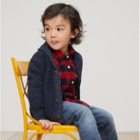GAP 盖璞 男童长袖翻领针织开衫 *3件