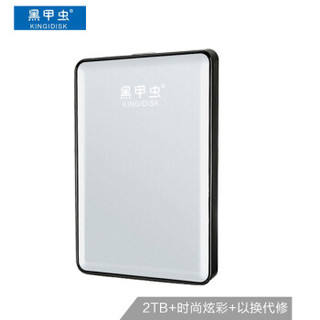 KINGIDISK 黑甲虫 K系列 K200 USB3.0 移动硬盘 2TB