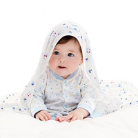 PurCotton 全棉时代 婴幼儿纯棉纱布抱被 80*80cm