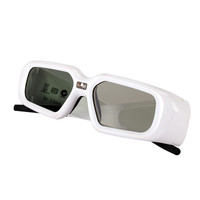 极客人 DLP-Link 液晶快门式3D眼镜 投影机通用 白色
