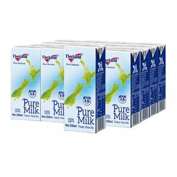 新西兰进口3.6全脂牛奶纽仕兰高钙早餐纯牛奶250ml*24盒 *4件