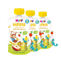 HiPP 喜宝 苹果香梨香蕉果泥 4瓶*100g/盒*3盒 *2件