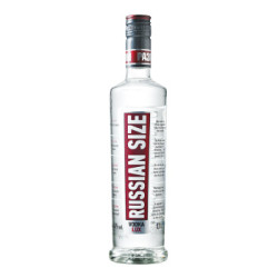 俄罗斯风度 伏特加 RUSSIAN SIZE vodka 500ml/瓶 原装进口 RUSSKIY RAZMER *3件