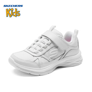 SKECHERS 斯凯奇 女童运动小白鞋 *2件