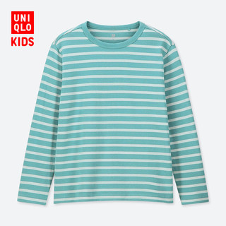 历史低价：UNIQLO 优衣库 414239 儿童条纹圆领T恤