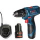 京东PLUS会员、再降价：BOSCH 博世 家用充电钻 GSR120-Li锂电12V （双电版）