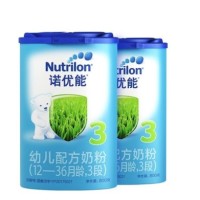 Nutrilon 诺优能 婴儿奶粉 3段 800g 中文版 2罐装 *6件