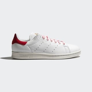 adidas Originals STAN SMITH 中性休闲运动鞋 EE9691 白色/红色 42