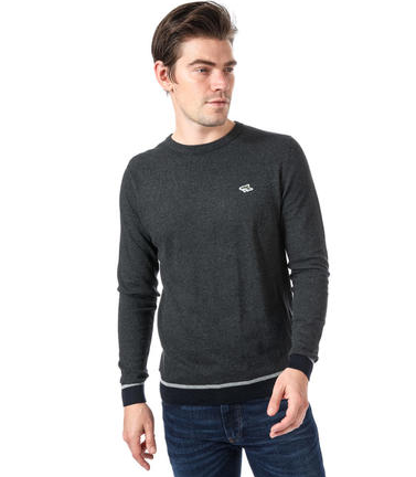 Le Shark Poynings Crew Knit 男士打底衫 灰色 XL