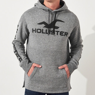 HOLLISTER 221611-1 男士logo款 连帽卫衣