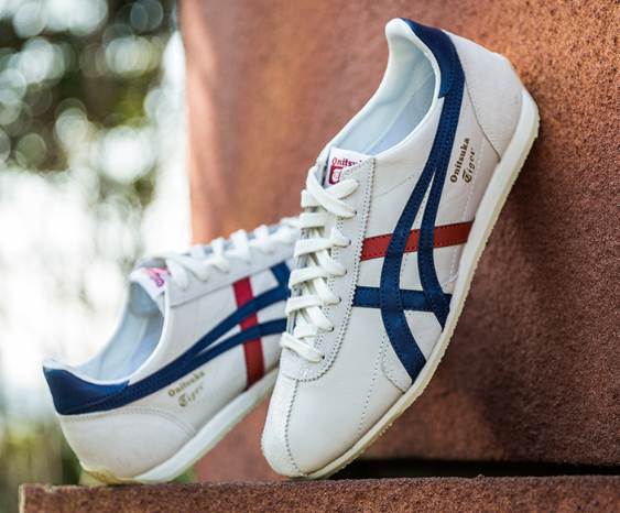 Onitsuka Tiger 鬼塚虎 RUNSPARK 男女休闲运动鞋H201L-9950 白色/藏青色 46