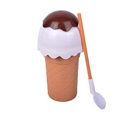 Chill Factor  多彩冰淇凌杯 白咖色 澳大利亚设计品 Ice Cream Maker(亚马逊自营商品, 由供应商配送)