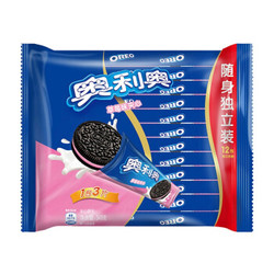 OREO 奥利奥 夹心饼干草莓味 349g *2件